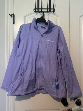 Columbia Lavender Waterproof Rain Jacket